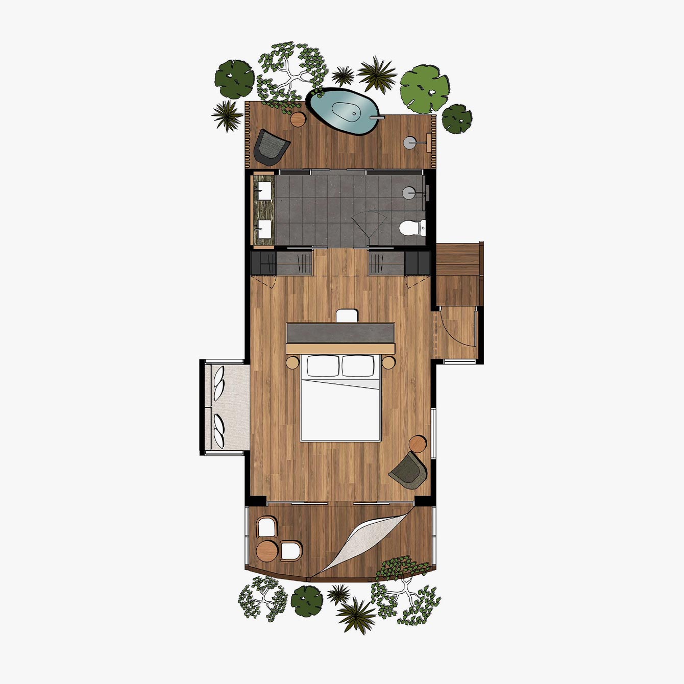 Treehouse Retreat Floorplan