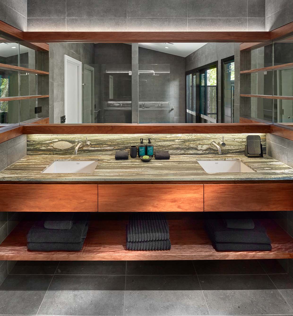 Bedroom and ensuite Left