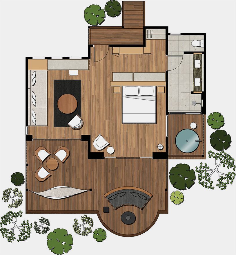 Billabong Suite floorplan